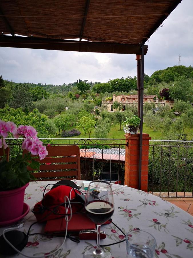 "La Casa Di Maria Luce" Con Terrazza Panoramica Apartman Gaiole in Chianti Kültér fotó