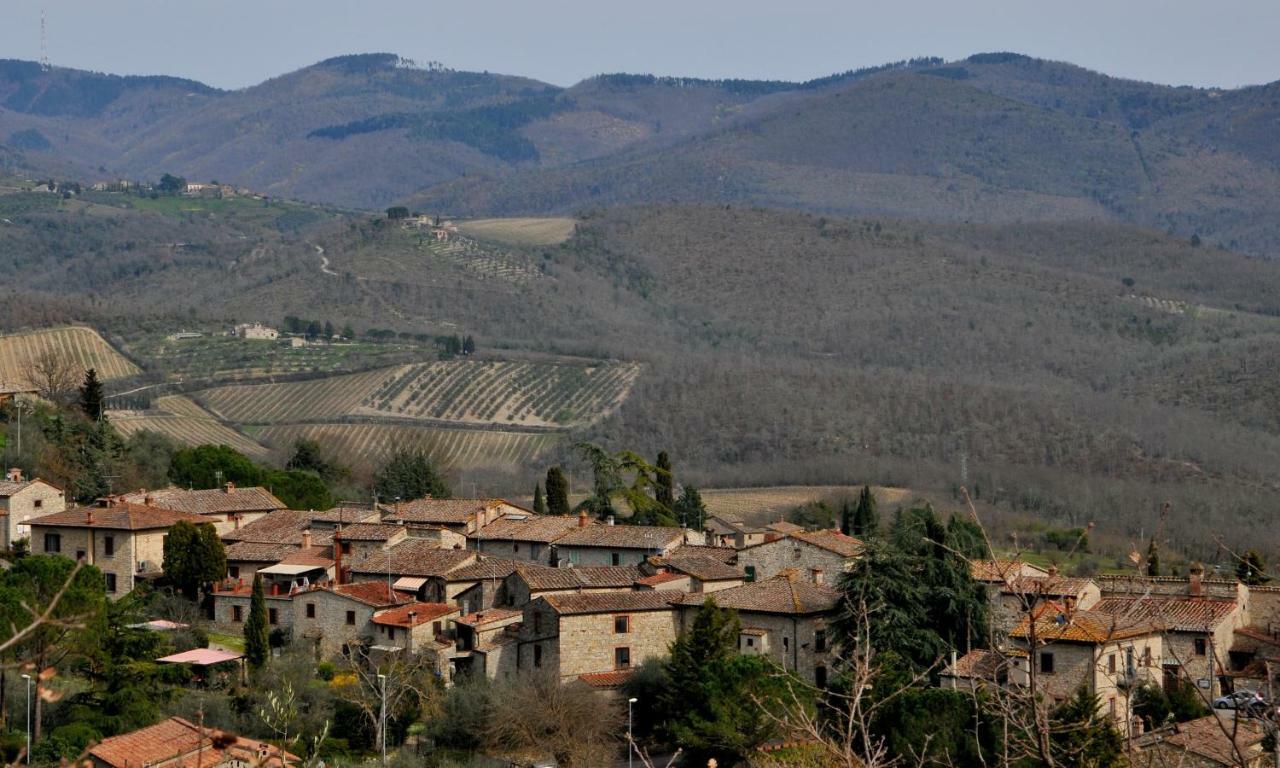 "La Casa Di Maria Luce" Con Terrazza Panoramica Apartman Gaiole in Chianti Kültér fotó
